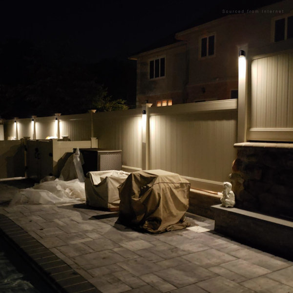 LEONLITE LED Fence Light Low Voltage 3000K Warm White Wayfair